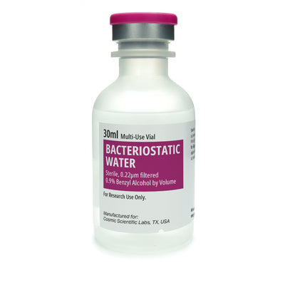 bacteriostatic water - 30ml - premium research solution with third-party COA