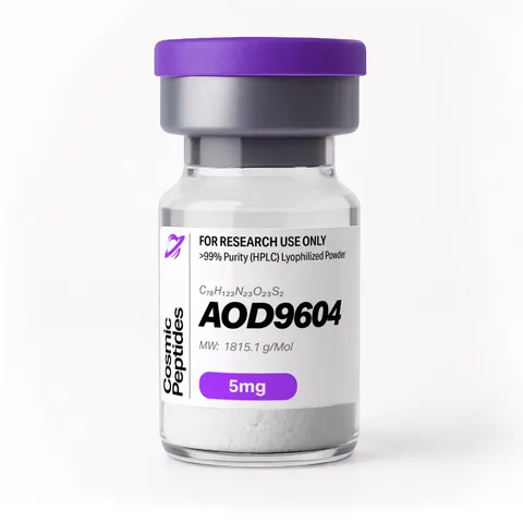 AOD-9604 - 99.7% purity research peptide with COA